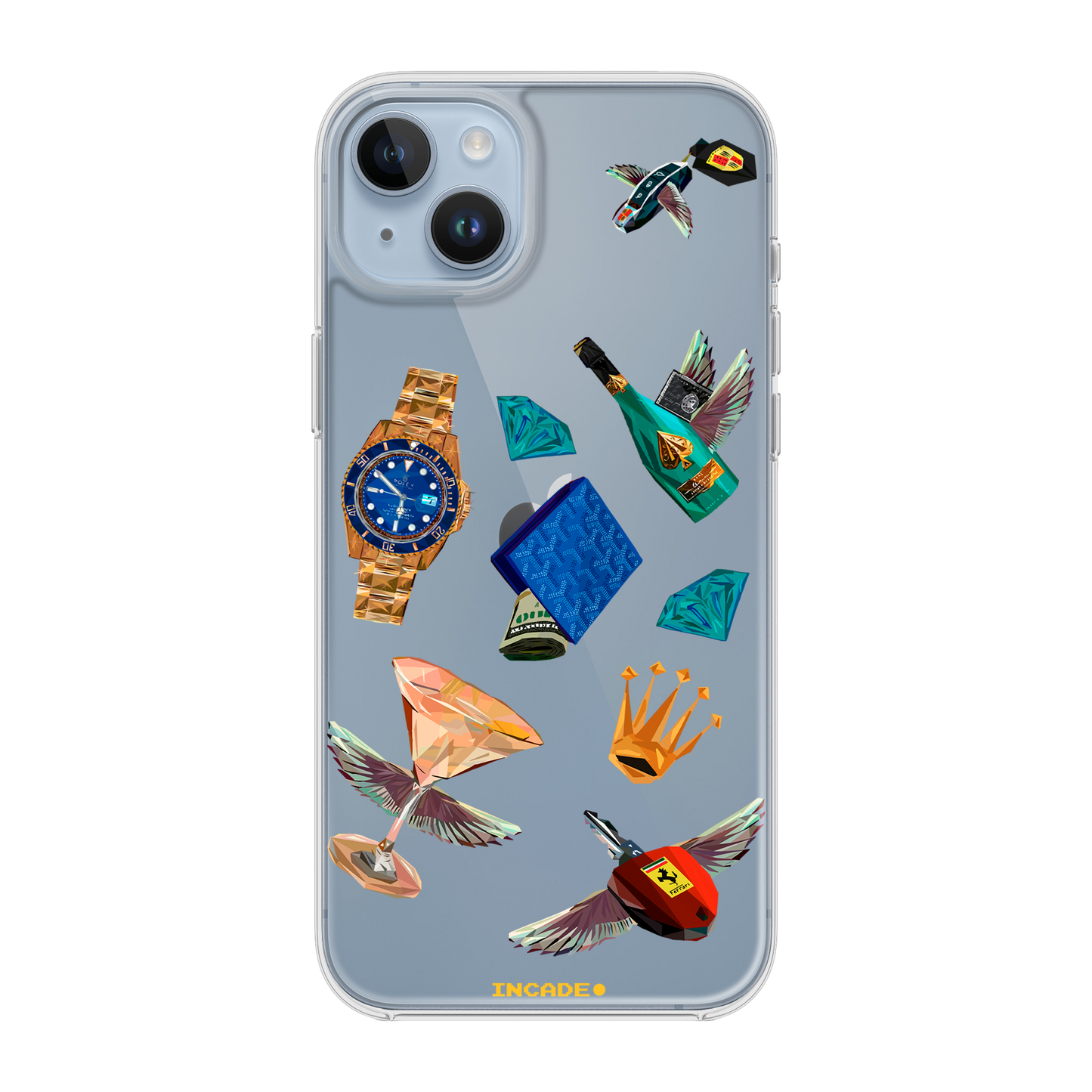 Etui na iPhone 14 Ferrari porsche rolex