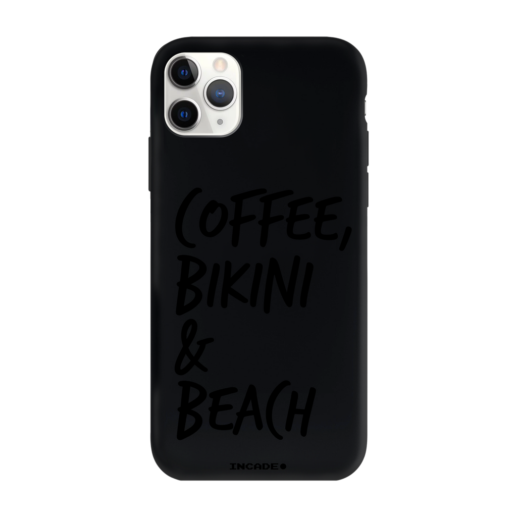 Чохол для iPhone 11 Pro COFFEE silver — INCADE Black