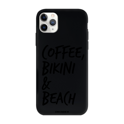 Чохол для iPhone 11 Pro COFFEE silver — INCADE Black