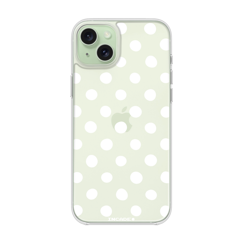 iPhone 15 Plus POLKADOT WHITE