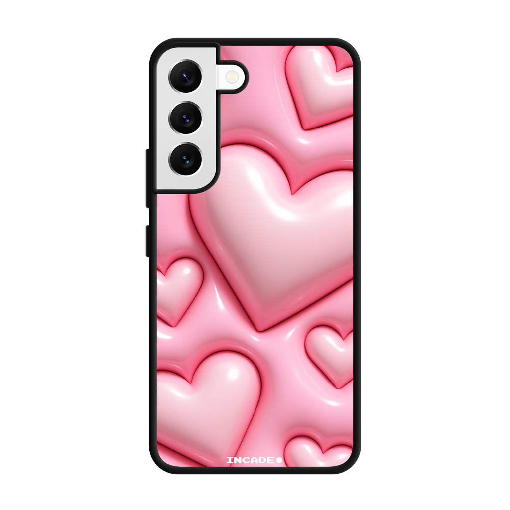 Чохол для Galaxy S22 з принтом + BUBBLE HEARTS
