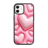 Чохол для iPhone 12 mini з принтом BUBBLE HEARTS