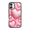 Чохол для iPhone 16 Plus з принтом BUBBLE HEARTS
