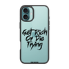 Чохол для iPhone 16 Plus з принтом GET RICH