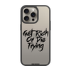 Чохол для iPhone 15 Pro Max з принтом GET RICH