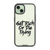 Чохол для iPhone 15 Plus з принтом GET RICH
