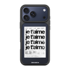 Чохол для iPhone 17 Pro Max з принтом JE TAIME