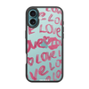 Чохол для iPhone 16 Plus з принтом LOVE LOVE