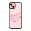 Чохол для iPhone 15 Plus з принтом RICH GIRLS
