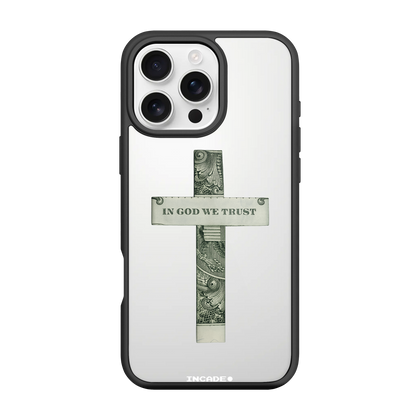 Чохол для iPhone 16 Pro Max з принтом WE TRUST
