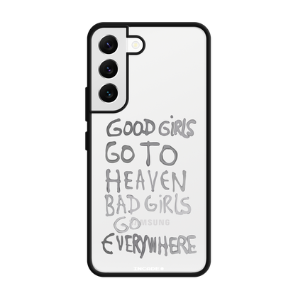 Galaxy S22 bad girl silver