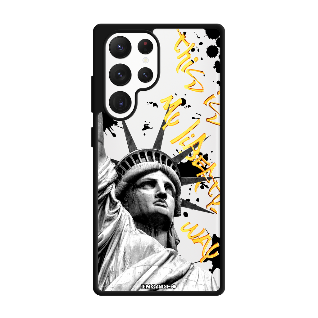 Чохол для Galaxy S22 Ultra з принтом STATUE GREY