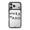 Чохол для iPhone 17 Pro Max з принтом work hard