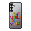 Чохол для Galaxy S25 з принтом + world