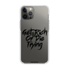 Чохол для iPhone 12 Pro Max з принтом GET RICH