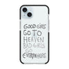 Чохол для iPhone 15 Plus з принтом bad girl silver
