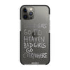 Чохол для iPhone 12 Pro з принтом bad girl silver