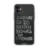 Чохол для iPhone 11 з принтом bad girl silver