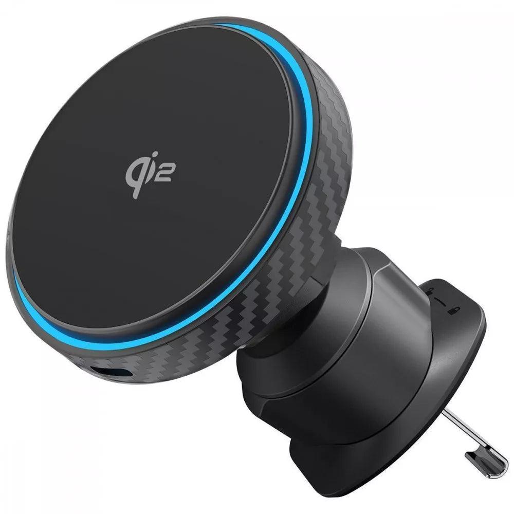 Автомобільний тримач з Бездротовим ЗП Proove Graphite Circle Qi2 15W