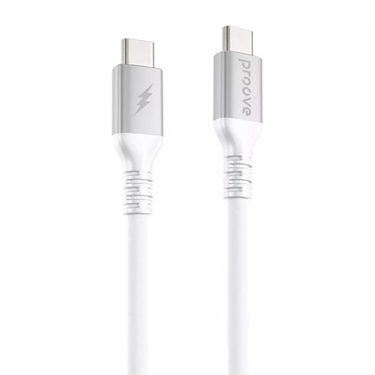 Кабель Proove ReGen Silicone Type-C to Type-C 60W (1m) — white