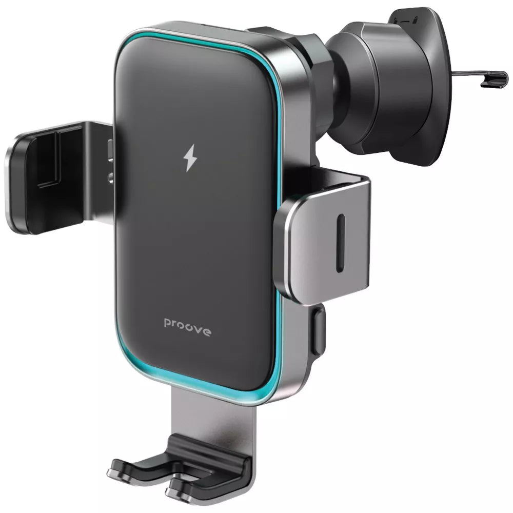 Автомобільний тримач з Бездротовим ЗП Proove Triple Clamp Pro 15W