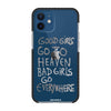 Чохол для iPhone 12 mini з принтом bad girl silver