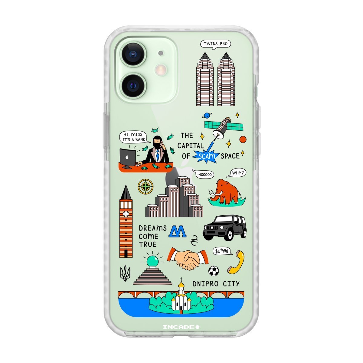 Чохол для iPhone 12 mini DNIPRO - INCADE