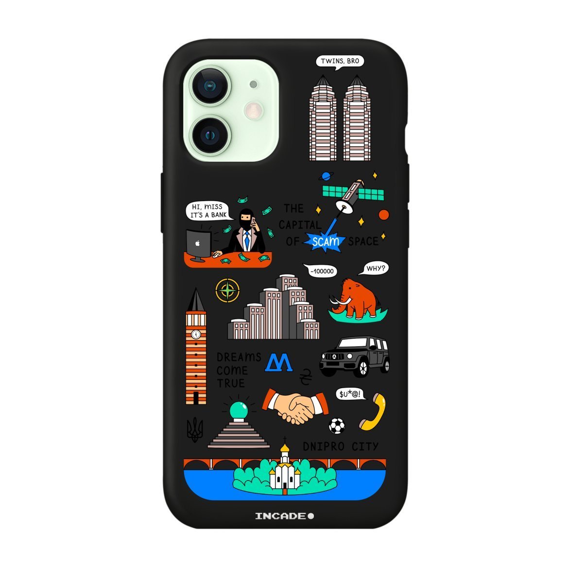 Чохол для iPhone 12 mini DNIPRO - INCADE