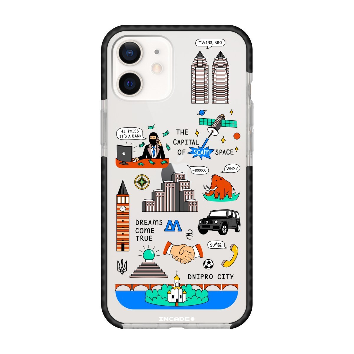 Чохол для iPhone 12 mini DNIPRO - INCADE