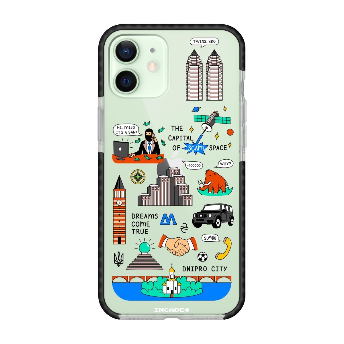 Чохол для iPhone 12 mini DNIPRO - INCADE