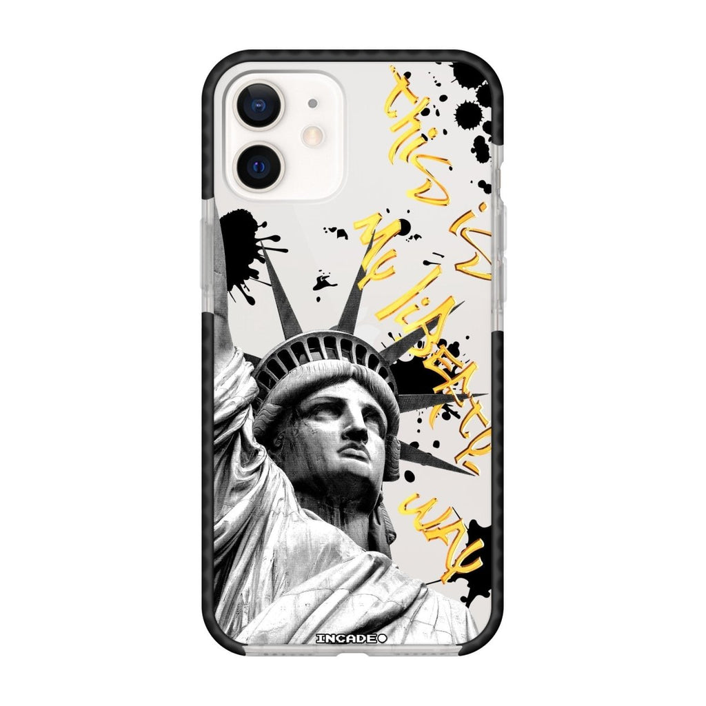 Чохол для iPhone 12 mini STATUE GREY - INCADE