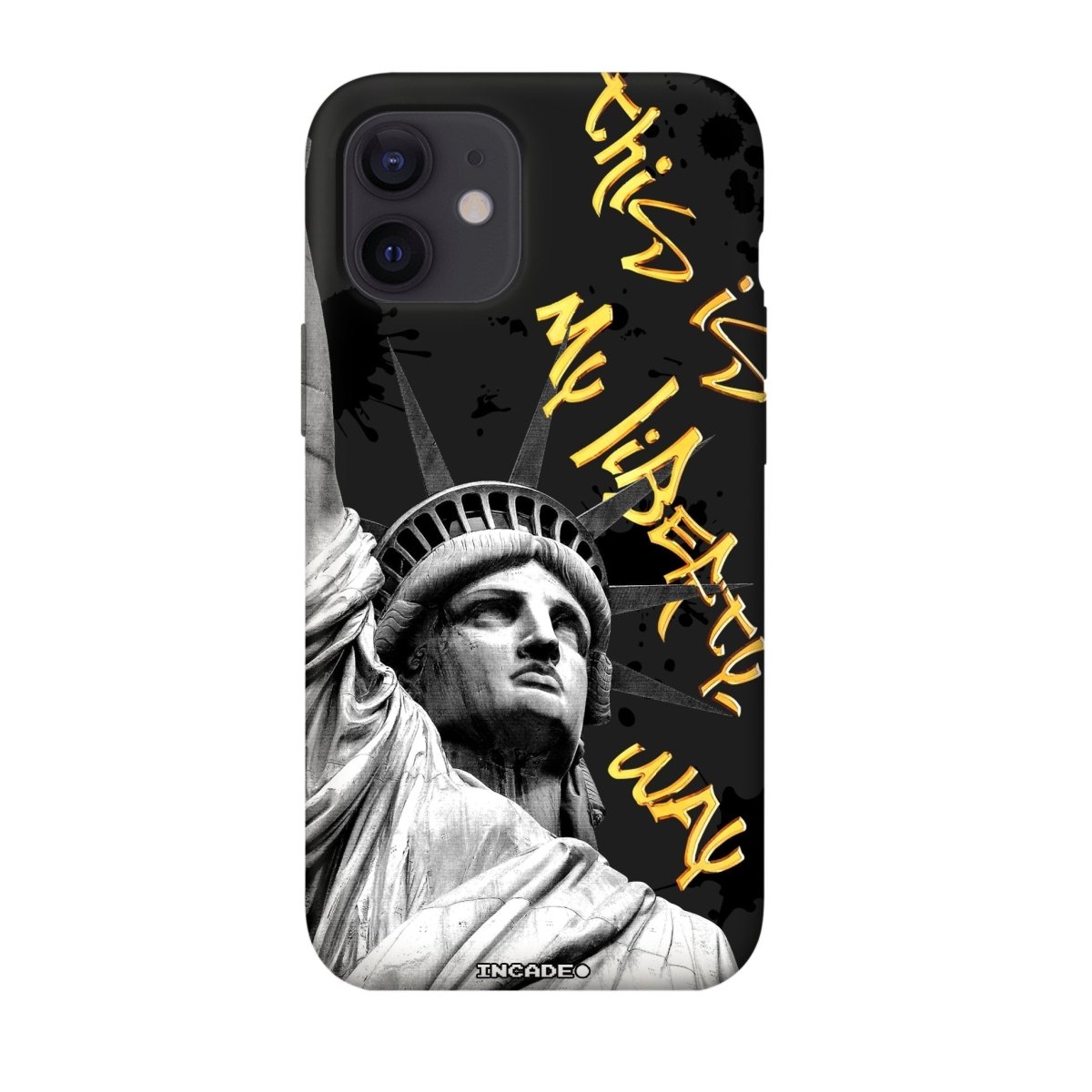 Чохол для iPhone 12 mini STATUE GREY - INCADE