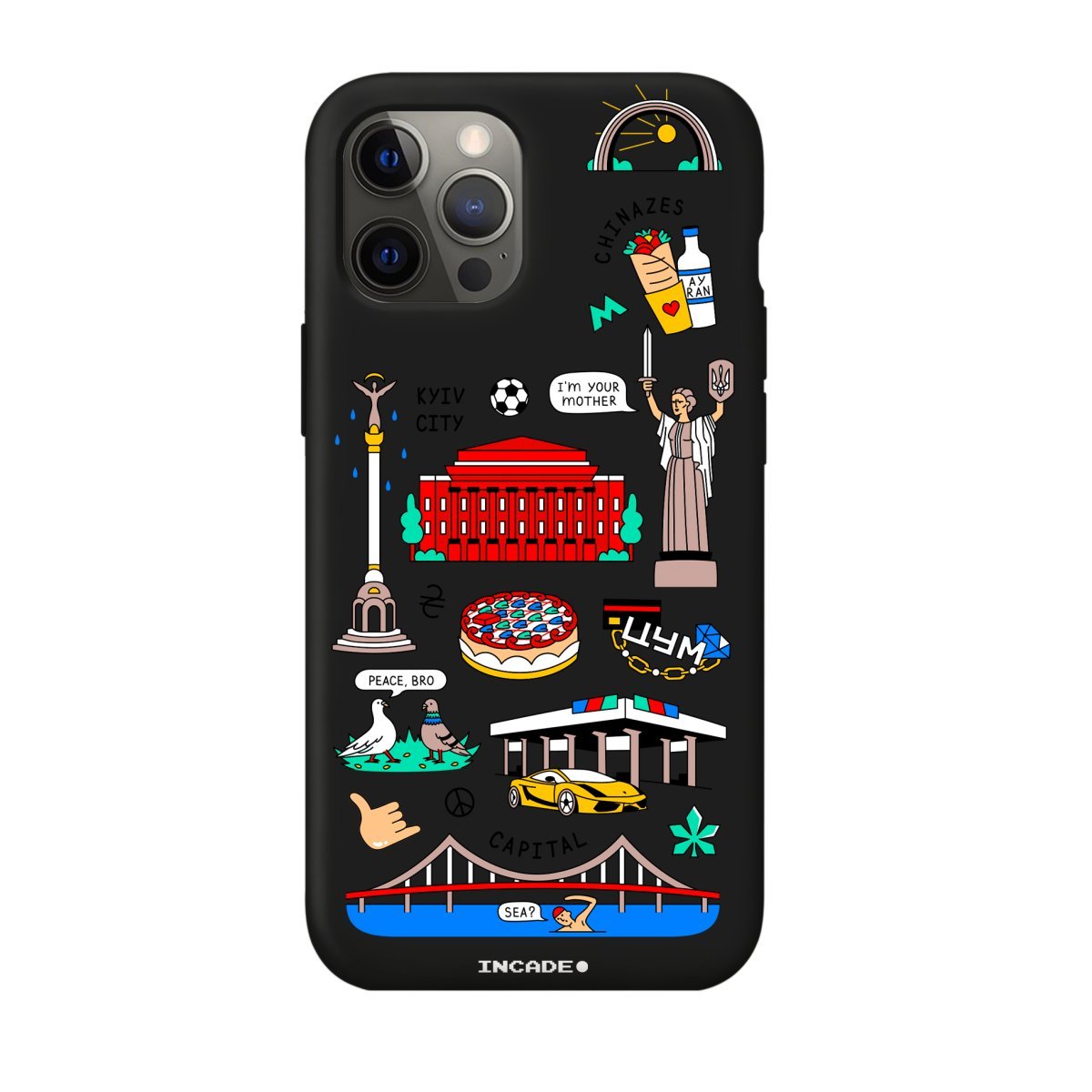 Чохол для iPhone 12 Pro KYIV - INCADE
