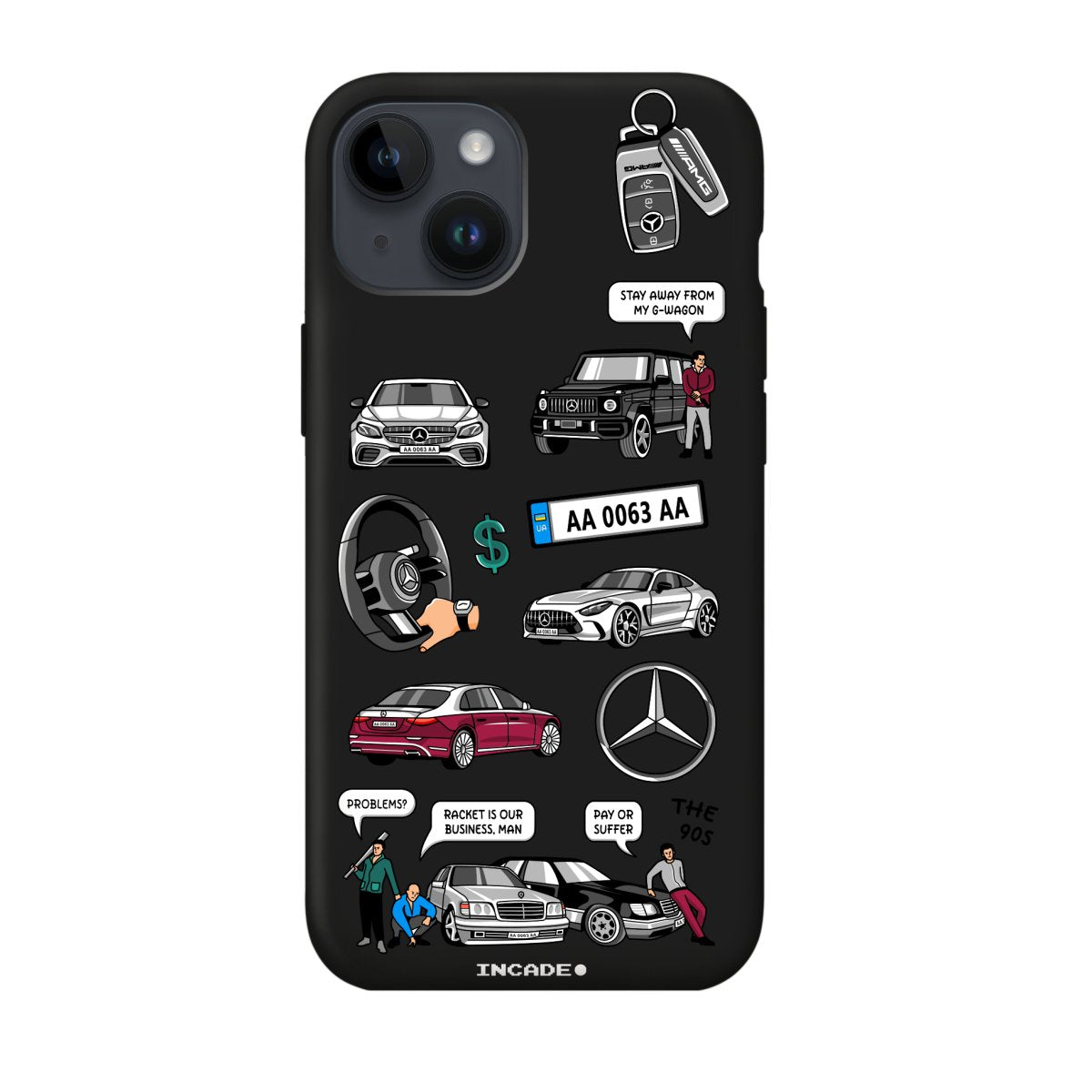 Чохол для iPhone 13 mini MERCEDES - INCADE