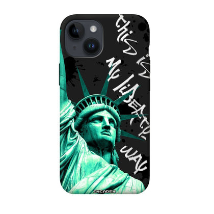 Чохол для iPhone 13 mini STATUE GREEN - INCADE