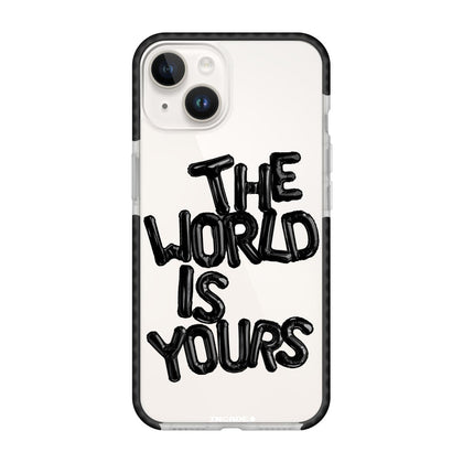 Чохол для iPhone 13 mini world black - INCADE