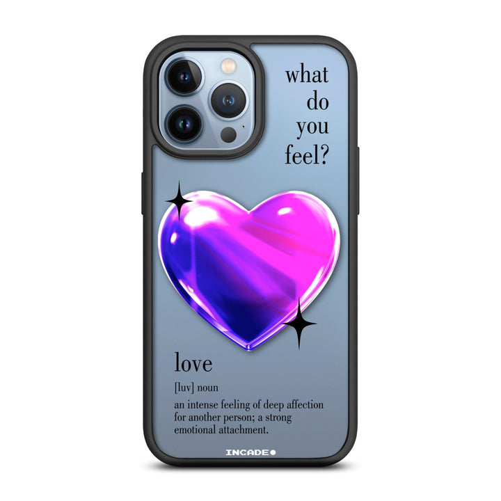 Чохол для iPhone 13 Pro 1 heart violet - INCADE