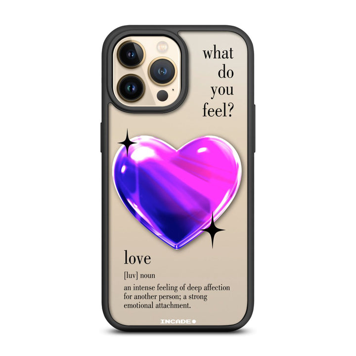 Чохол для iPhone 13 Pro 1 heart violet - INCADE