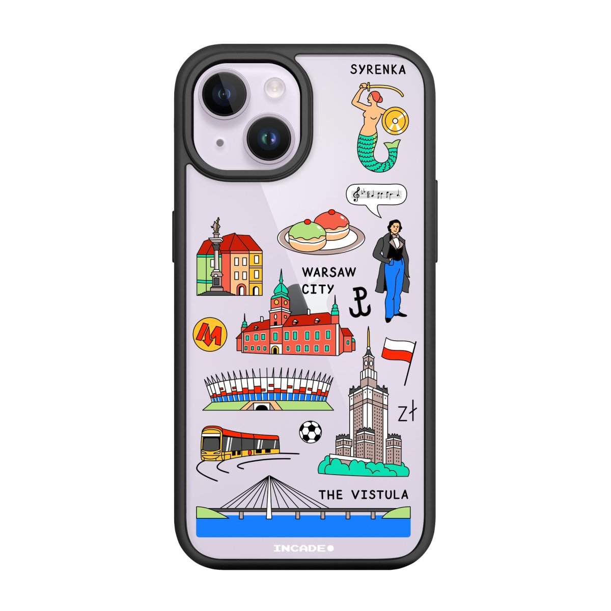 Чохол для iPhone 14 Plus WARSAW - INCADE