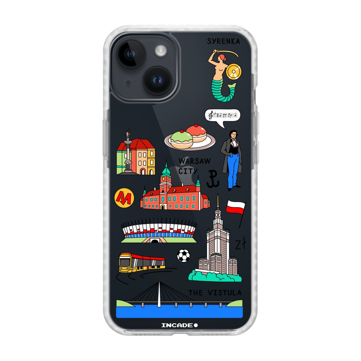 Чохол для iPhone 14 Plus WARSAW - INCADE