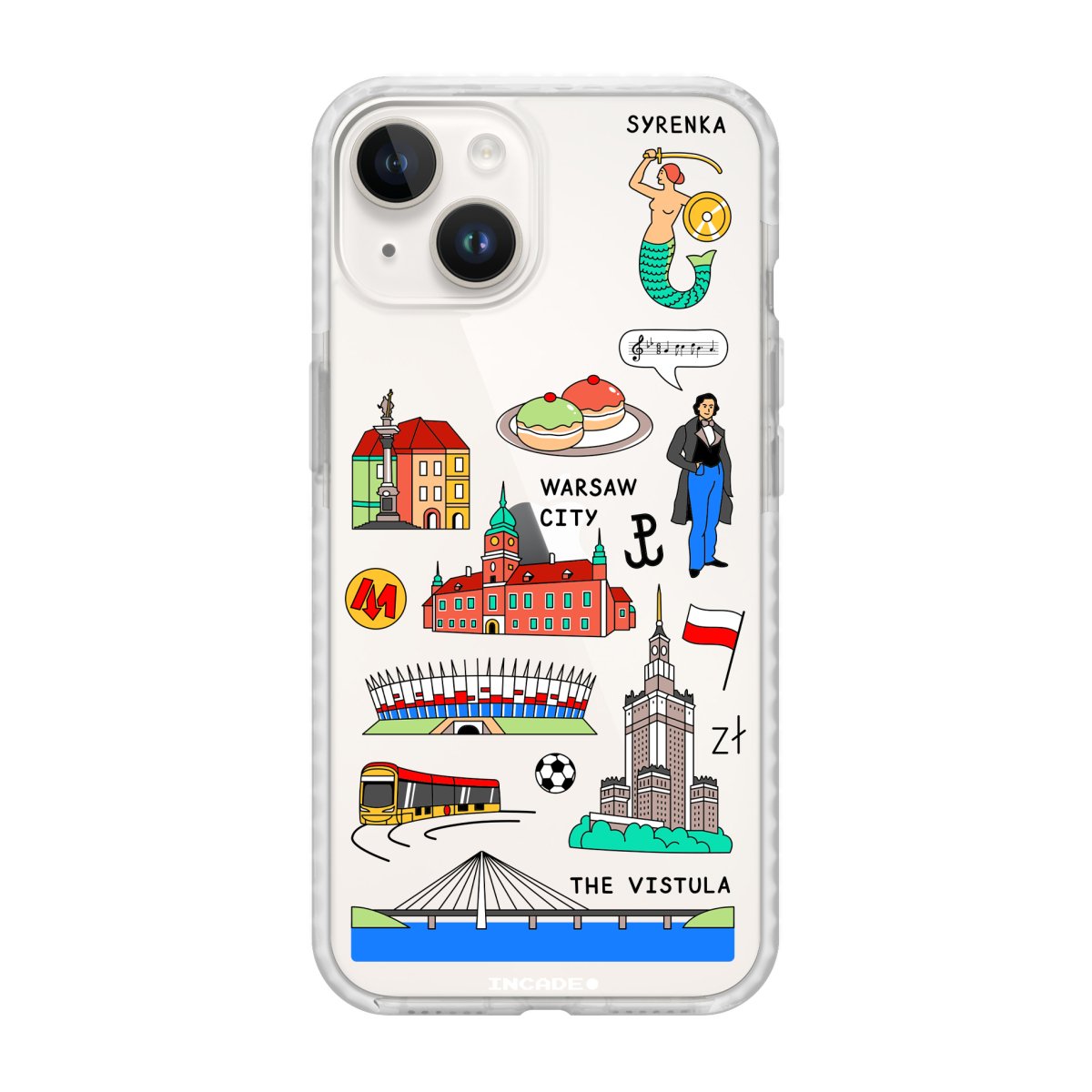 Чохол для iPhone 14 Plus WARSAW - INCADE