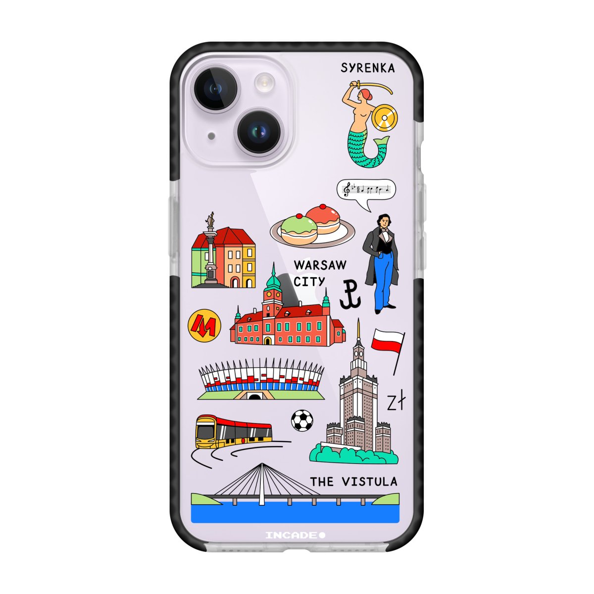 Чохол для iPhone 14 Plus WARSAW - INCADE