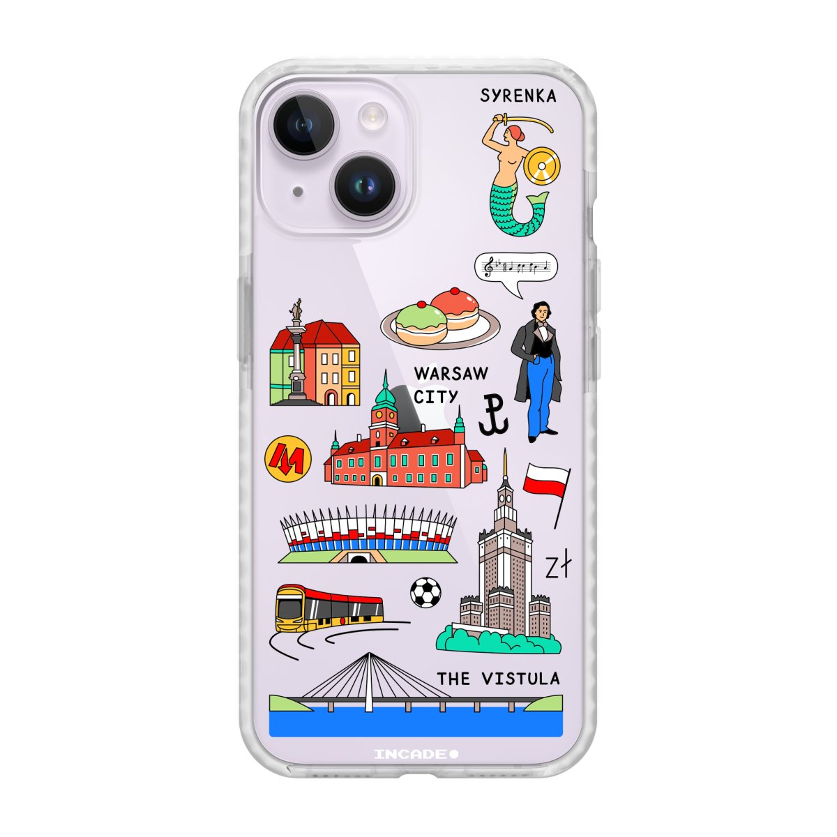Чохол для iPhone 14 Plus WARSAW - INCADE