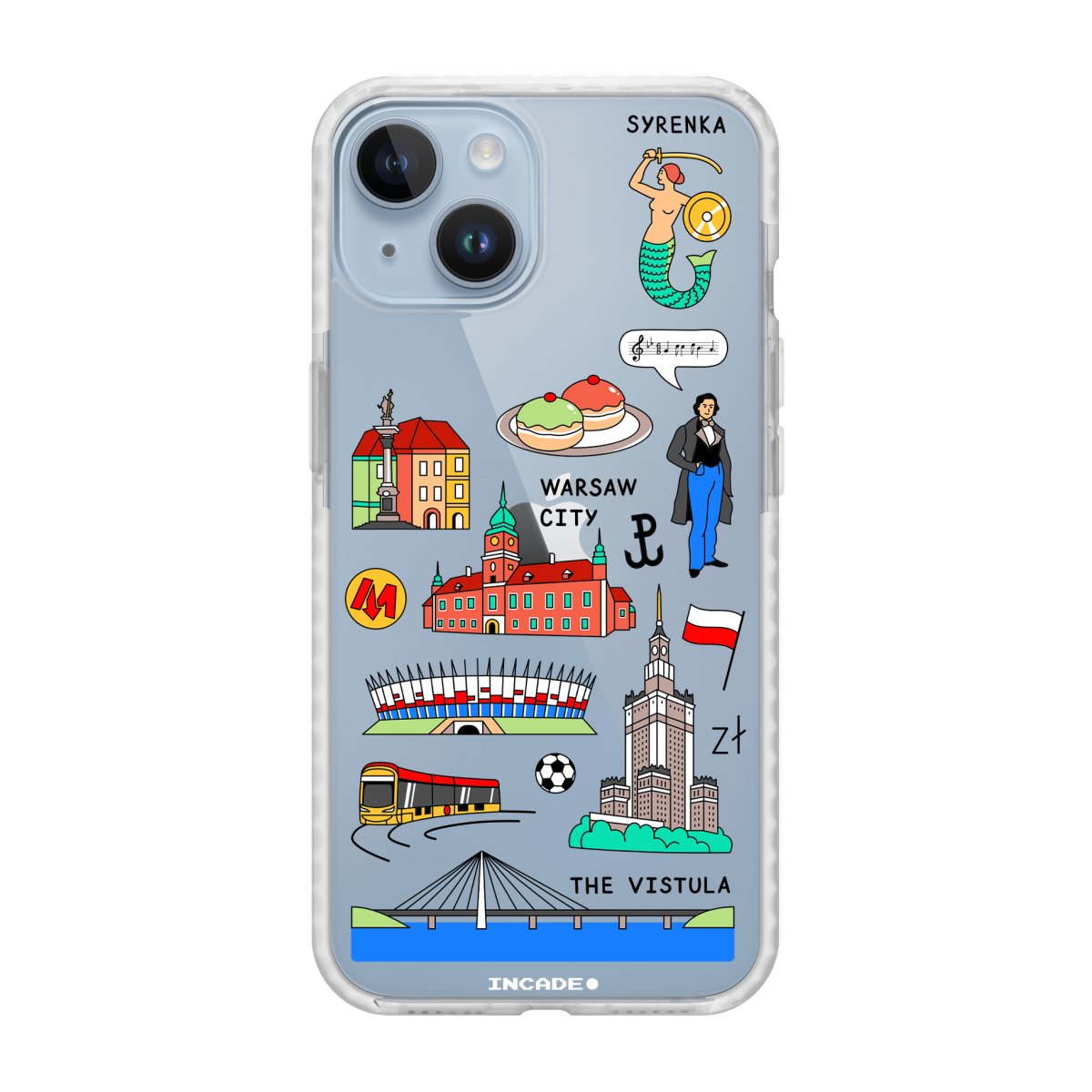 Чохол для iPhone 14 Plus WARSAW - INCADE