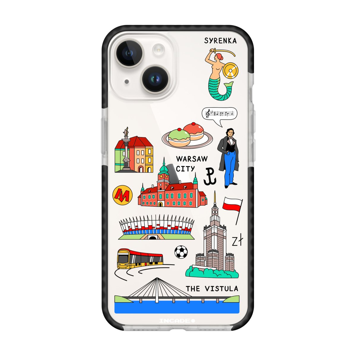 Чохол для iPhone 14 Plus WARSAW - INCADE