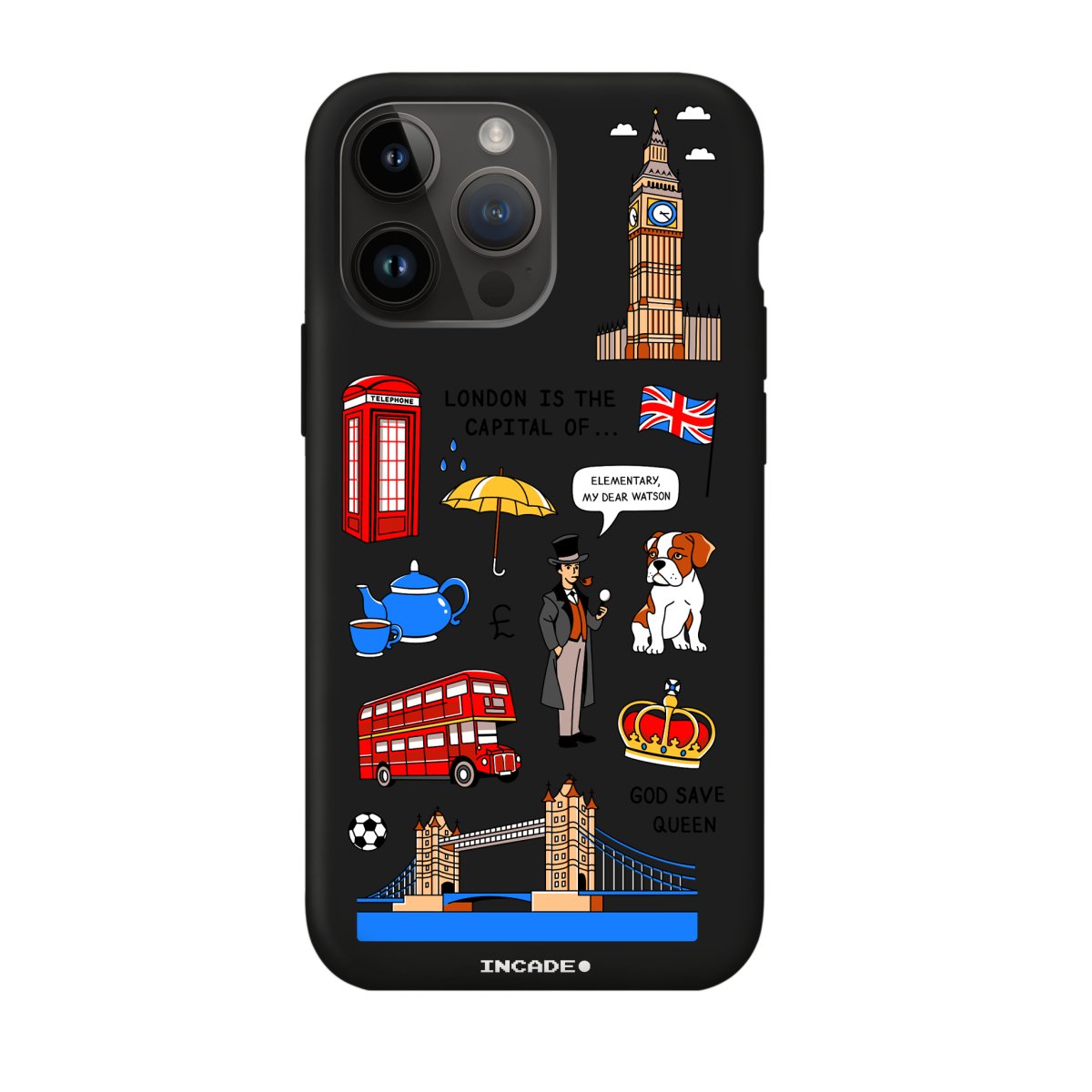 Чохол для iPhone 14 Pro LONDON - INCADE