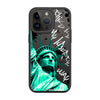Чохол для iPhone 14 Pro з принтом STATUE GREEN