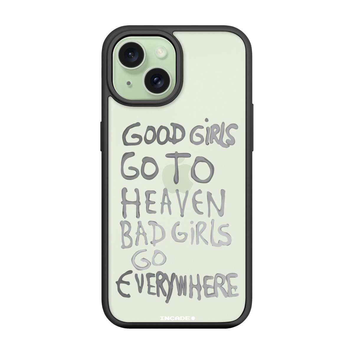 Чохол для iPhone 15 bad girl silver - INCADE