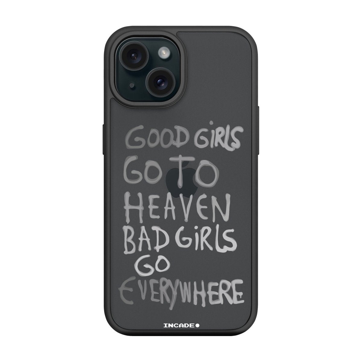 Чохол для iPhone 15 bad girl silver - INCADE