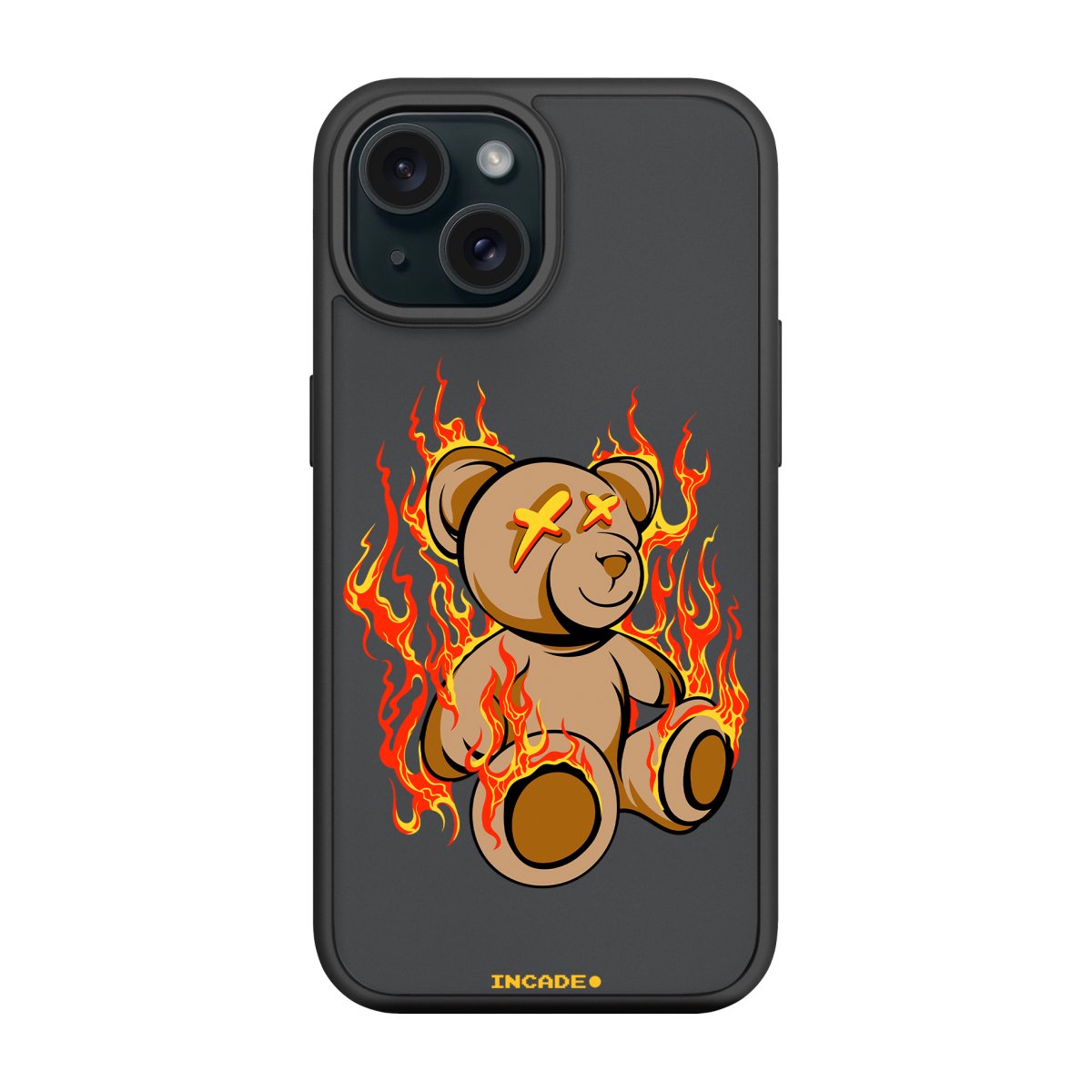Чохол для iPhone 15 on fire - INCADE